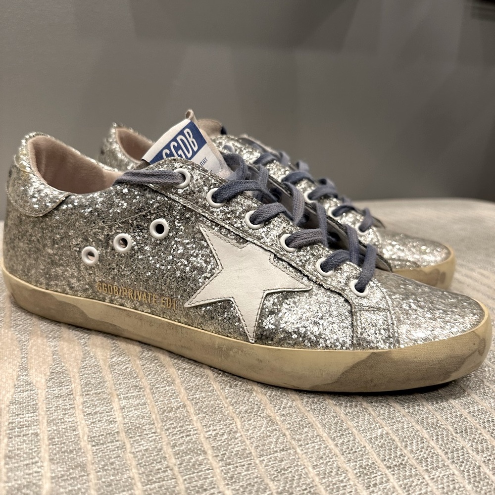 Golden Goose Glitter Low-top Sneakers